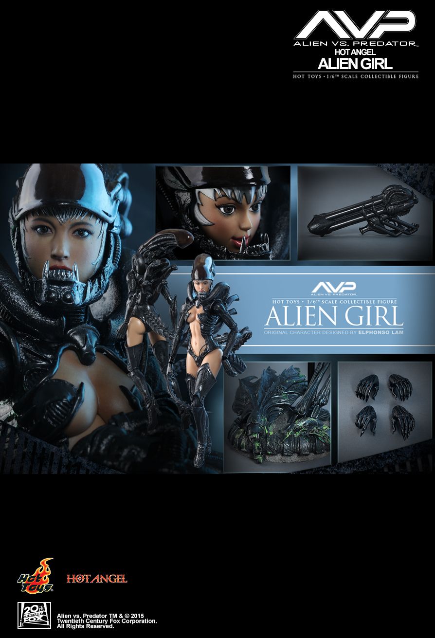 Alien Girl - Hot Angel Series  Sixth Scale Figure by Hot Toys
